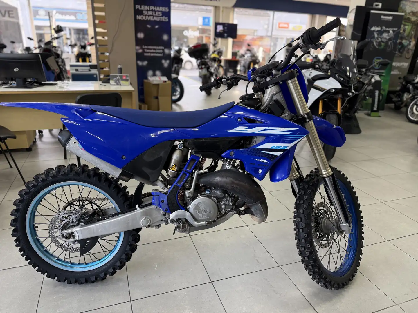Yamaha YZ 125 Blau - 1