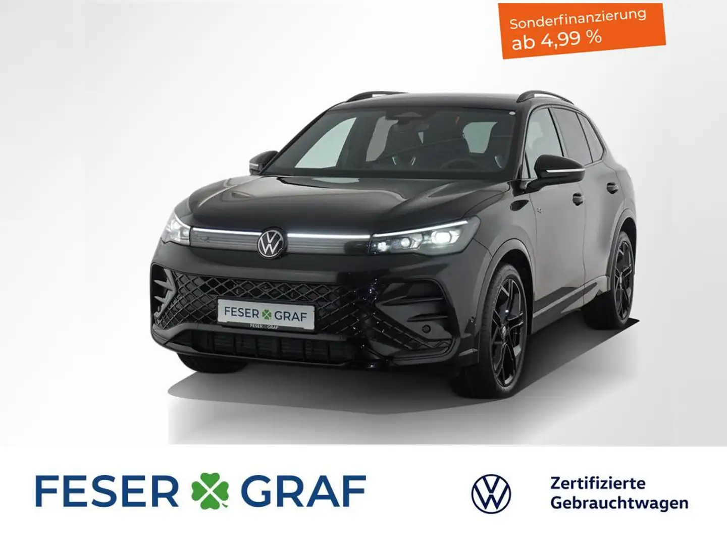 Volkswagen Tiguan 1.5 TSI R-Line BlackStyle Navi Matrix 20` Schwarz - 1