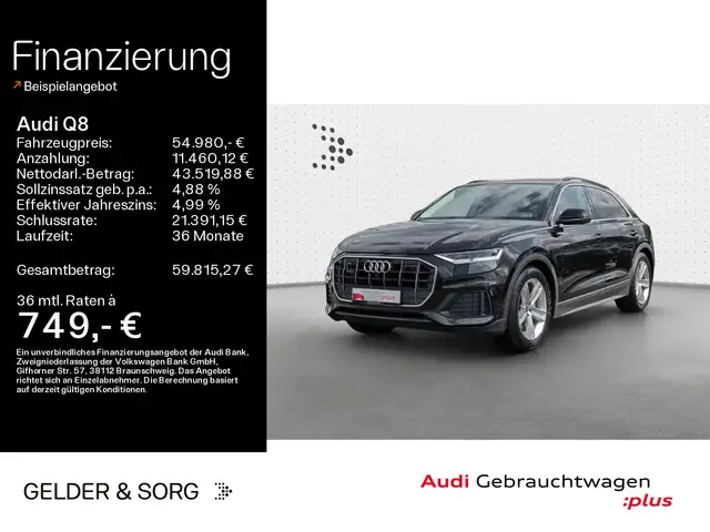 Audi Q8 50 TDI quattro Air*AHK*360°*Pano*Virtual*ACC