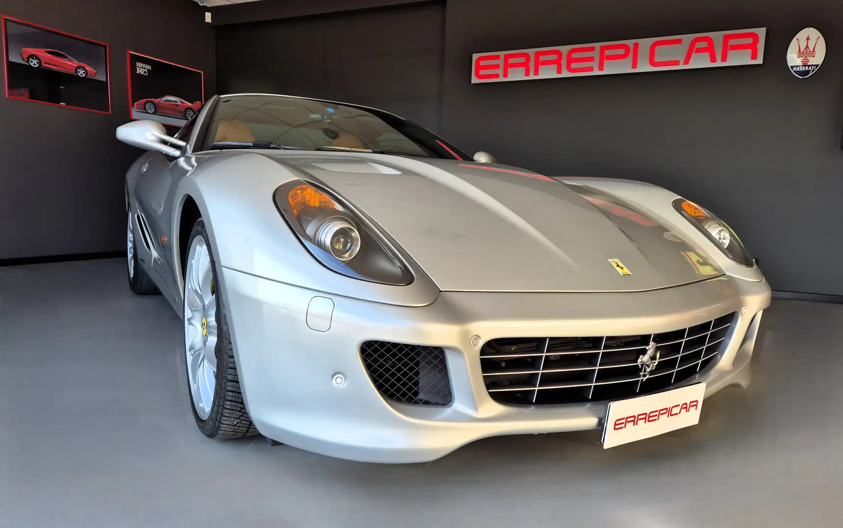 Ferrari 599 GTB Fiorano 6.0 F1 freni CCM SERVICE BOOK-FATTURE Argento - 2
