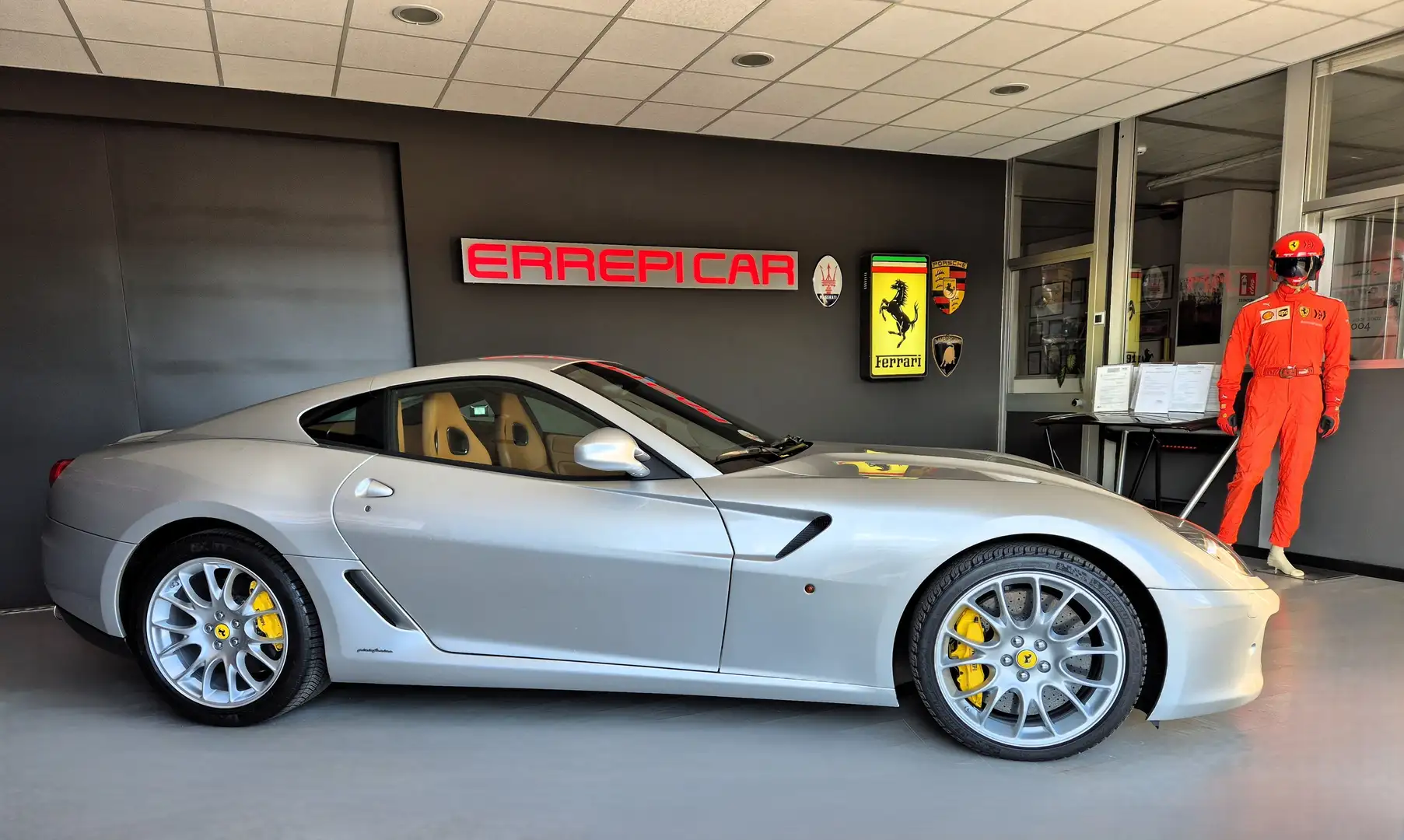 Ferrari 599 GTB Fiorano 6.0 F1 freni CCM SERVICE BOOK-FATTURE Argento - 1