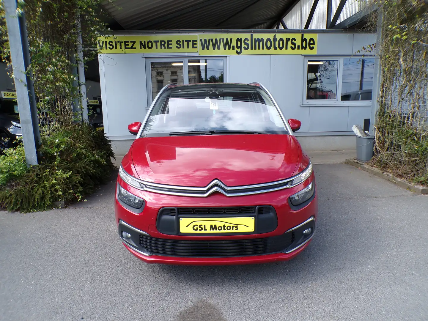 Citroen Grand C4 Picasso 1.2i 130cv 5 places Rouge 07/18 77.865km Airco USB Rood - 2