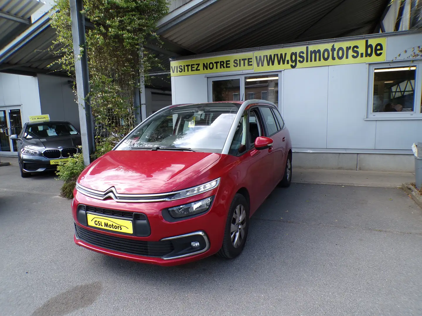Citroen Grand C4 Picasso 1.2i 130cv 5 places Rouge 07/18 77.865km Airco USB Rood - 1