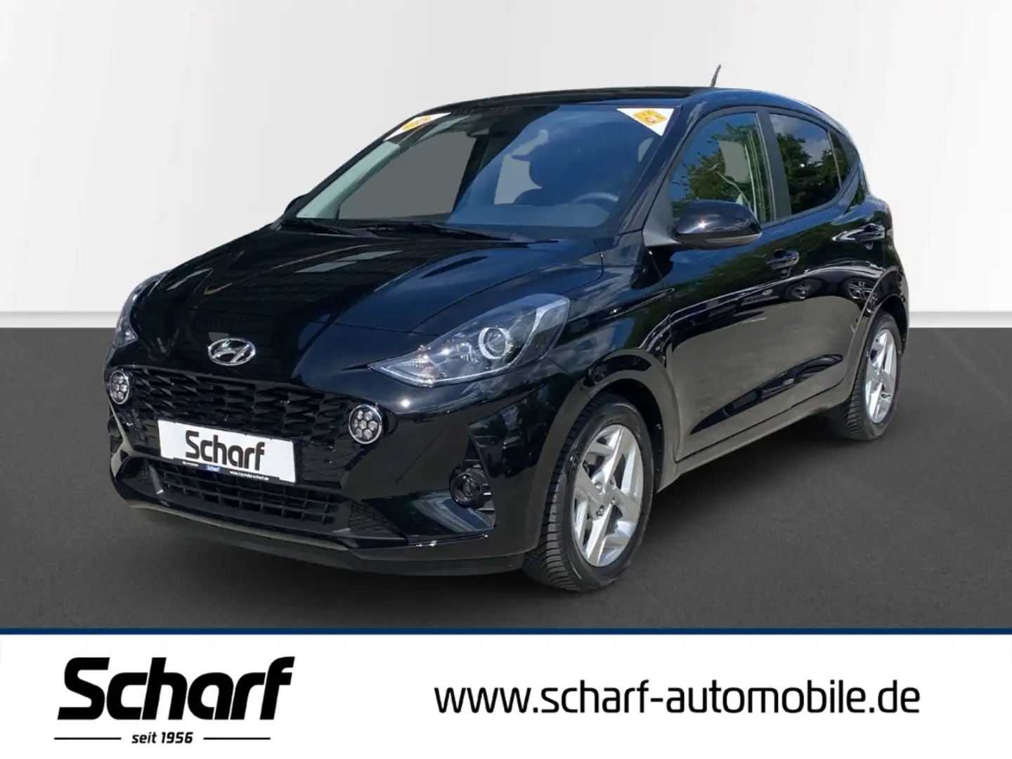 Hyundai i10 1.2 AT PRIME Navi AC/A Rü.CAM SHZ DAB PDC AllWette Noir - 1