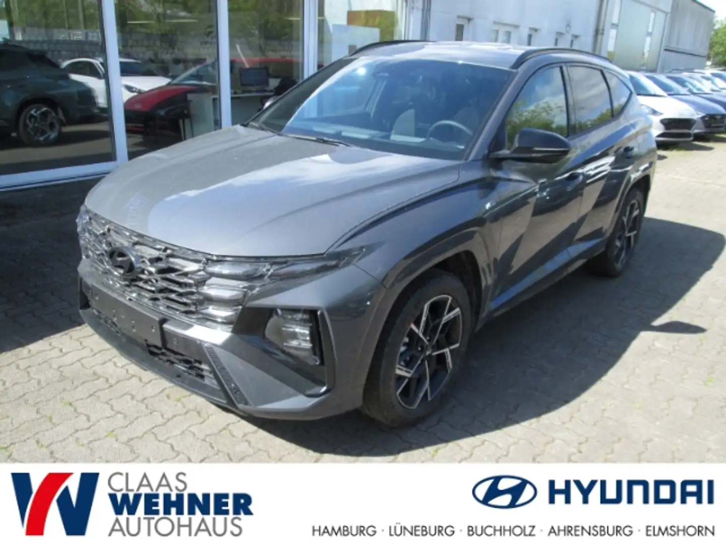 Hyundai TUCSON N Line Mild-Hybrid 4WD 1.6 T-GDI EU6e Voll LED ele Grau - 1