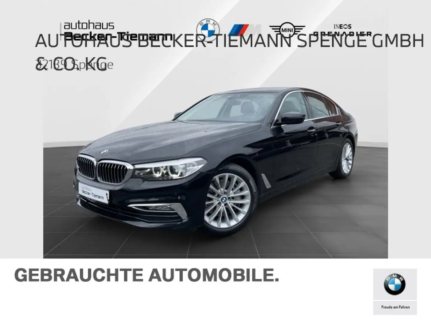 BMW 540 i xDrive *AUT.*LIM.*HUD*NAVI.PROF.*AD.KURVENLICHT* Zwart - 1