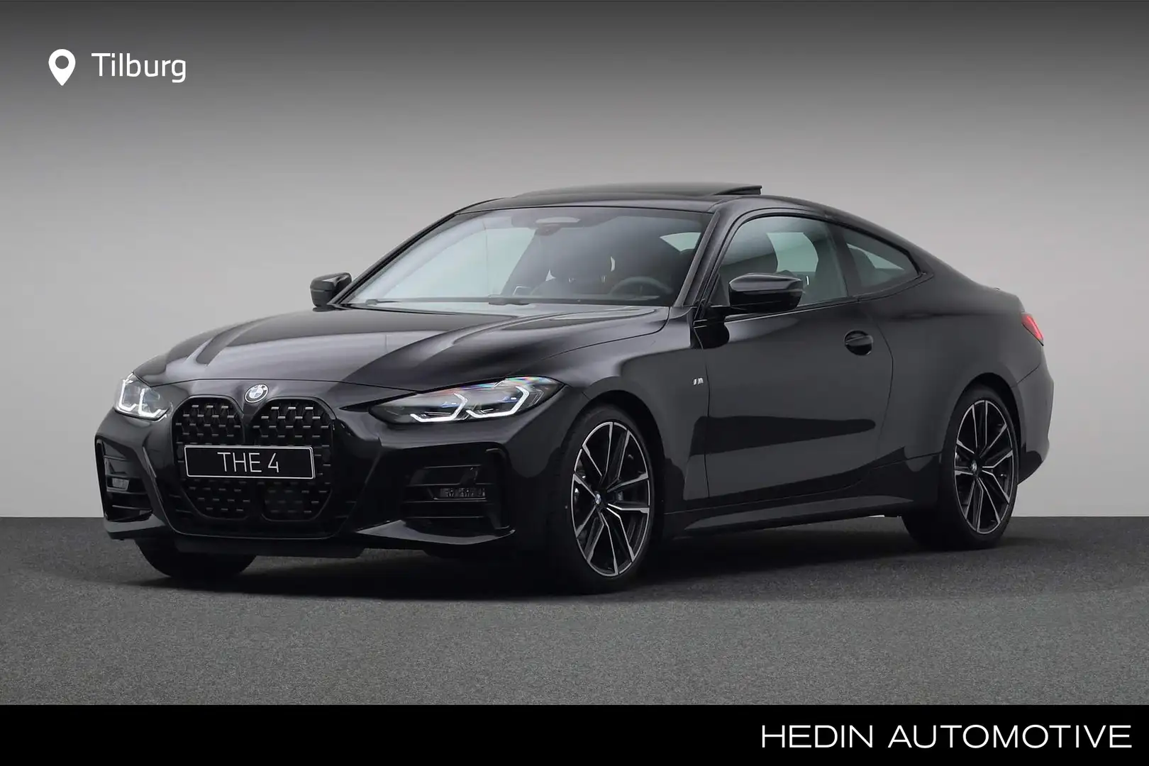 BMW 420 4-Serie Coupé 420i High Executive | M Sportpakket Zwart - 1