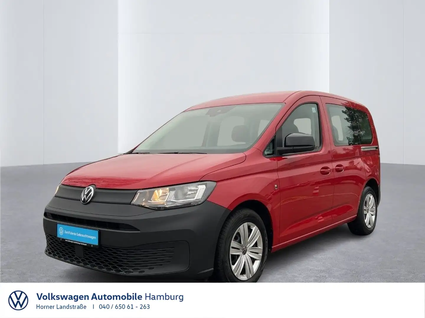 Volkswagen Caddy 2.0TDI DSG Navi Klimautomatik Einparkhilfe Rot - 1