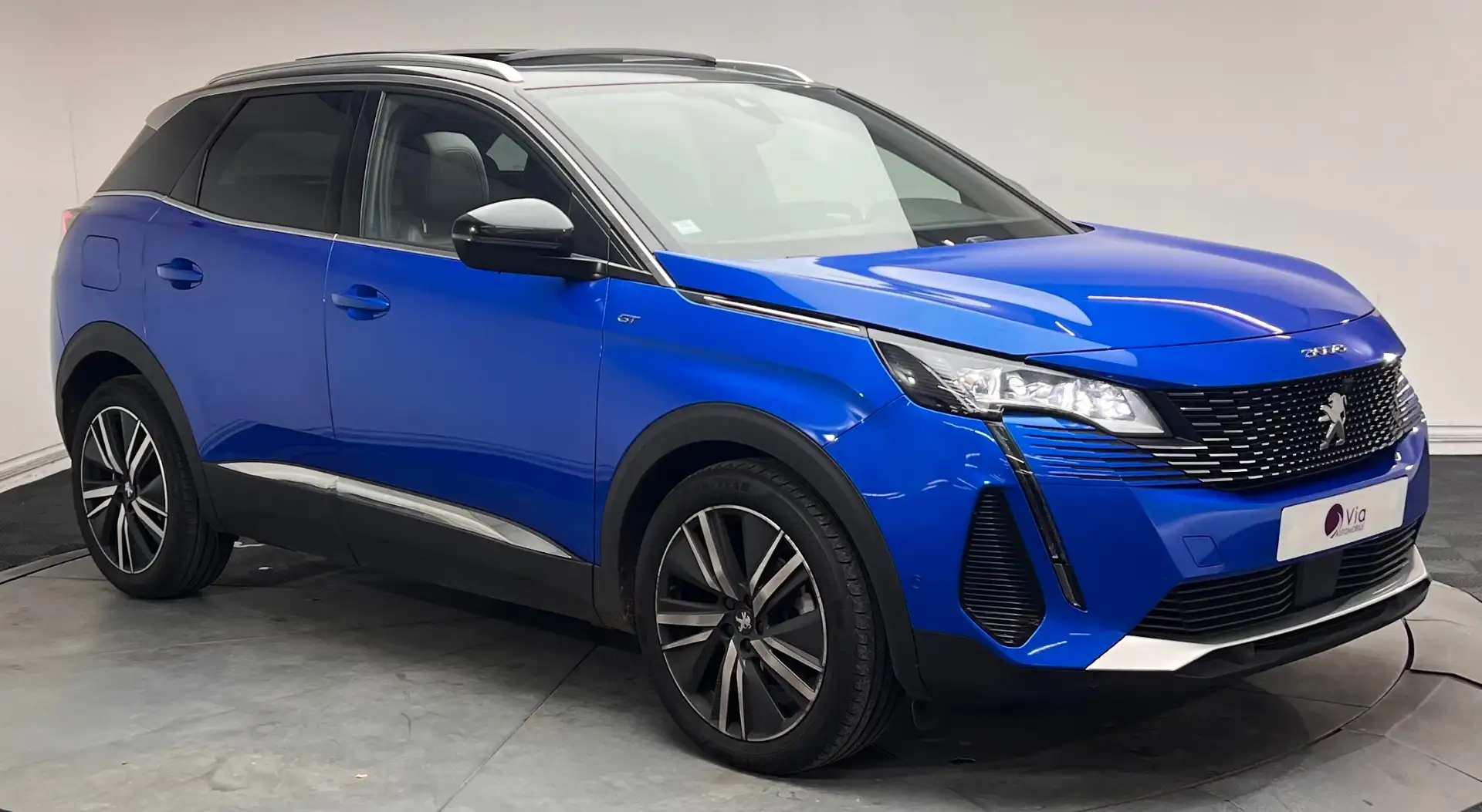 Peugeot 3008 BlueHDi 130ch EAT8 GT - 5P Bleu - 2