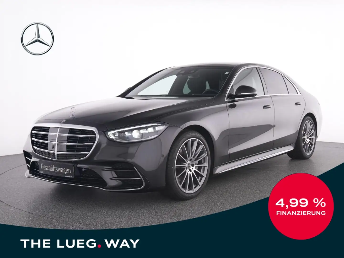 Mercedes-Benz S 350 d AMG+20"+STANDHZG+HUD+PANO+BURMESTER+360° Grijs - 1