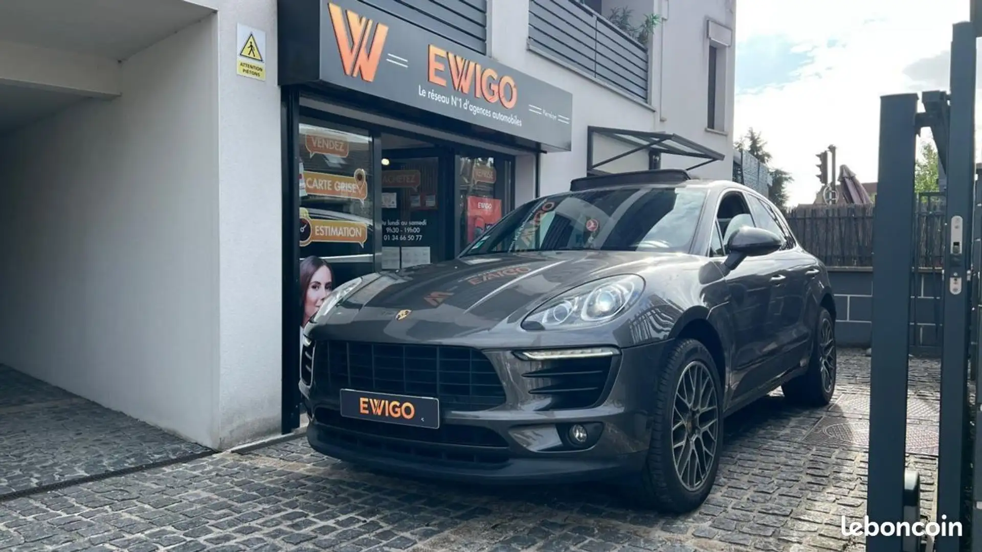 Porsche Macan Diesel 3.0 V6 258 ch S PDK Grau - 1