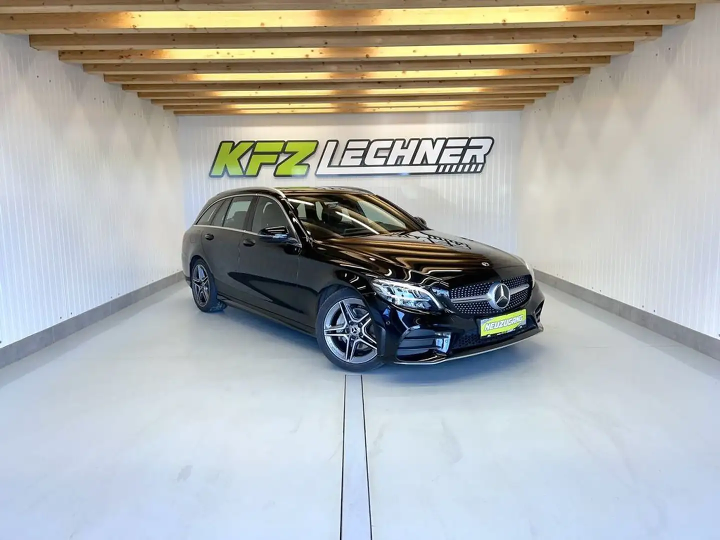 Mercedes-Benz C 220 d T 9G ''AMG LINE'' AHK*PANO*CARPLAY*SITZH Schwarz - 1