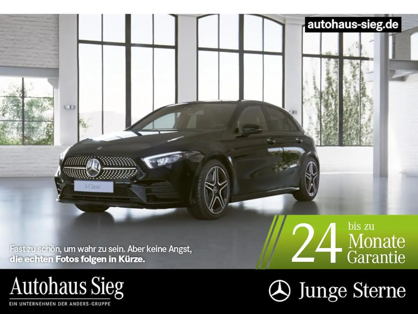 Mercedes-Benz A 250 e AMG+MBUX+Night+LED+Kam+HUD+Pano+Apple Schwarz - 1