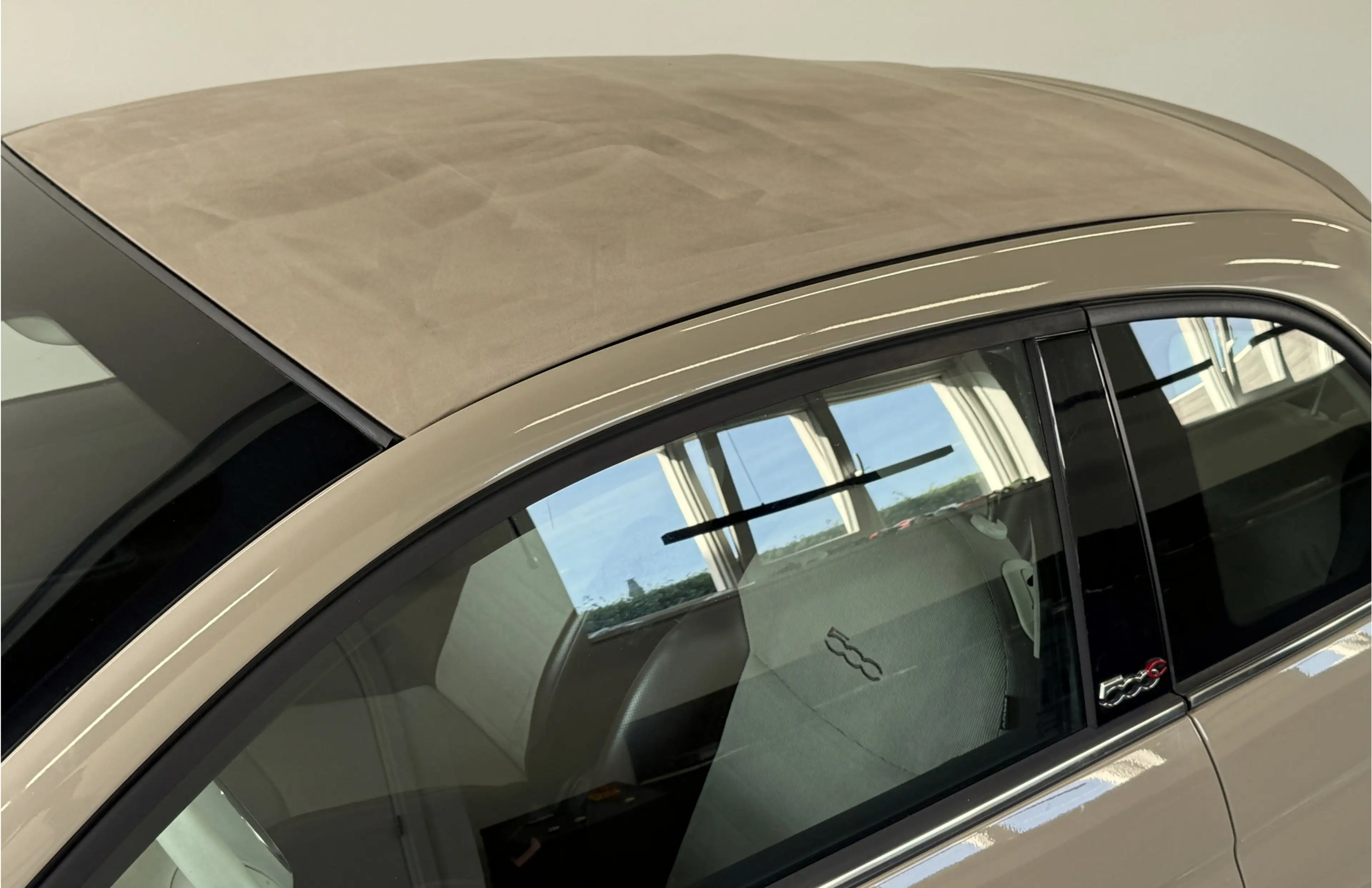 Fiat 500C 1.2 Beige Kap-Cappuccino-Carplay-98000KM — photo 9