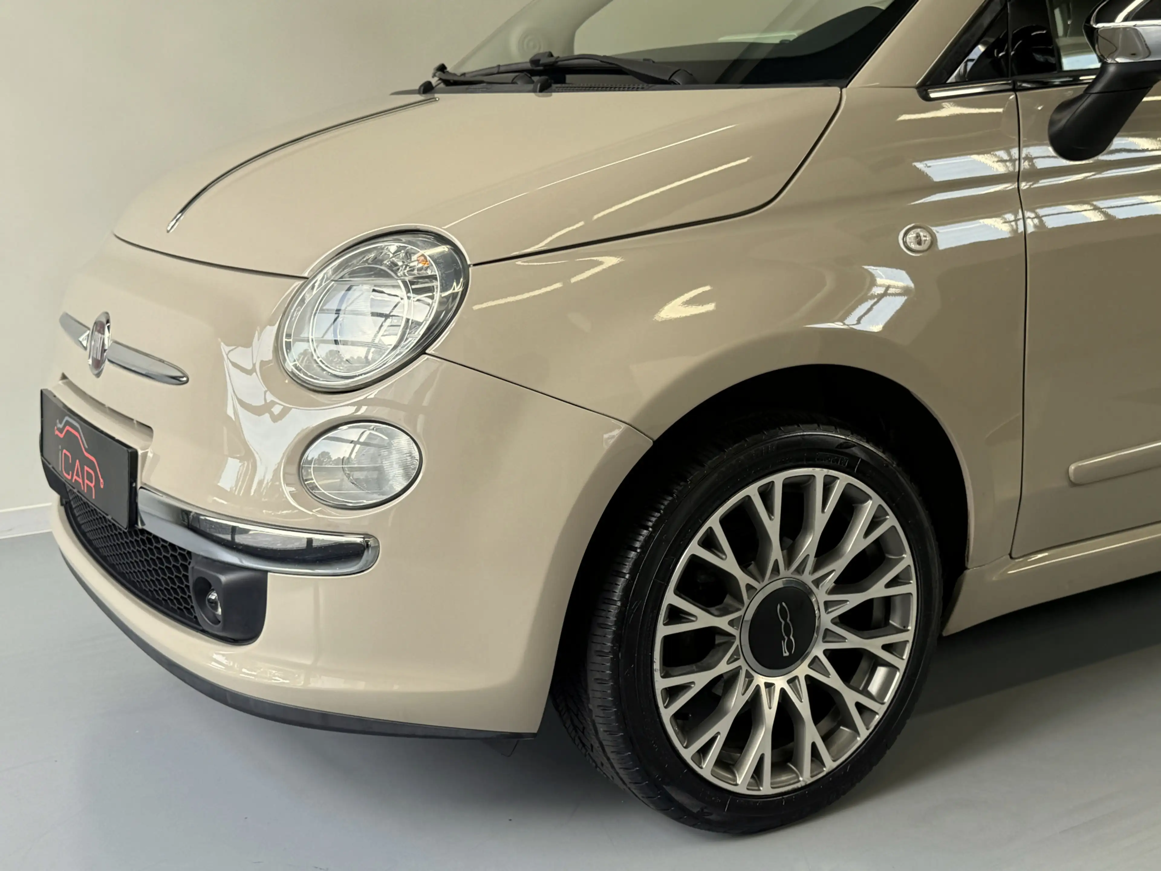 Fiat 500C 1.2 Beige Kap-Cappuccino-Carplay-98000KM — photo 2