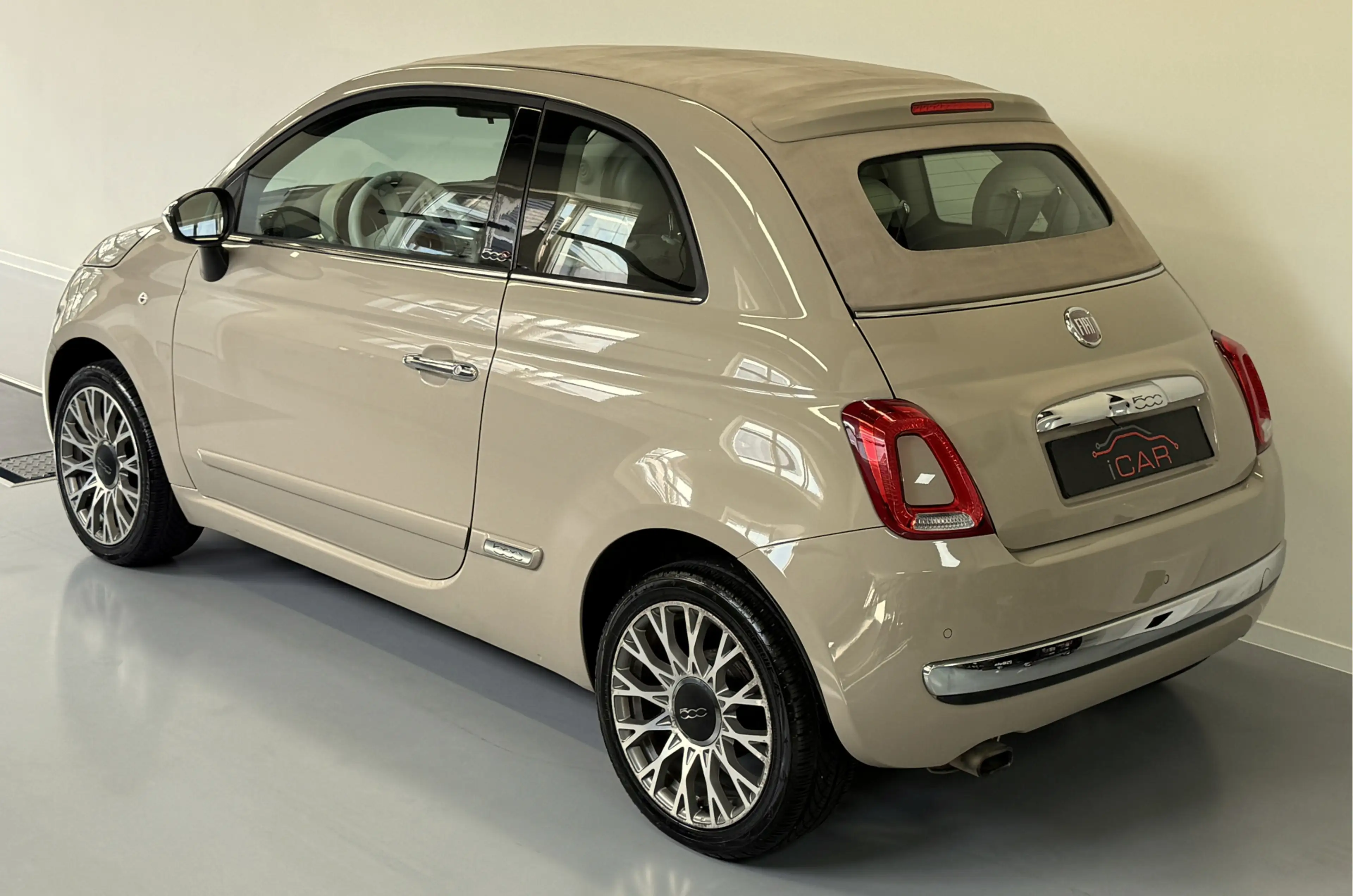 Fiat 500C 1.2 Beige Kap-Cappuccino-Carplay-98000KM — photo 7