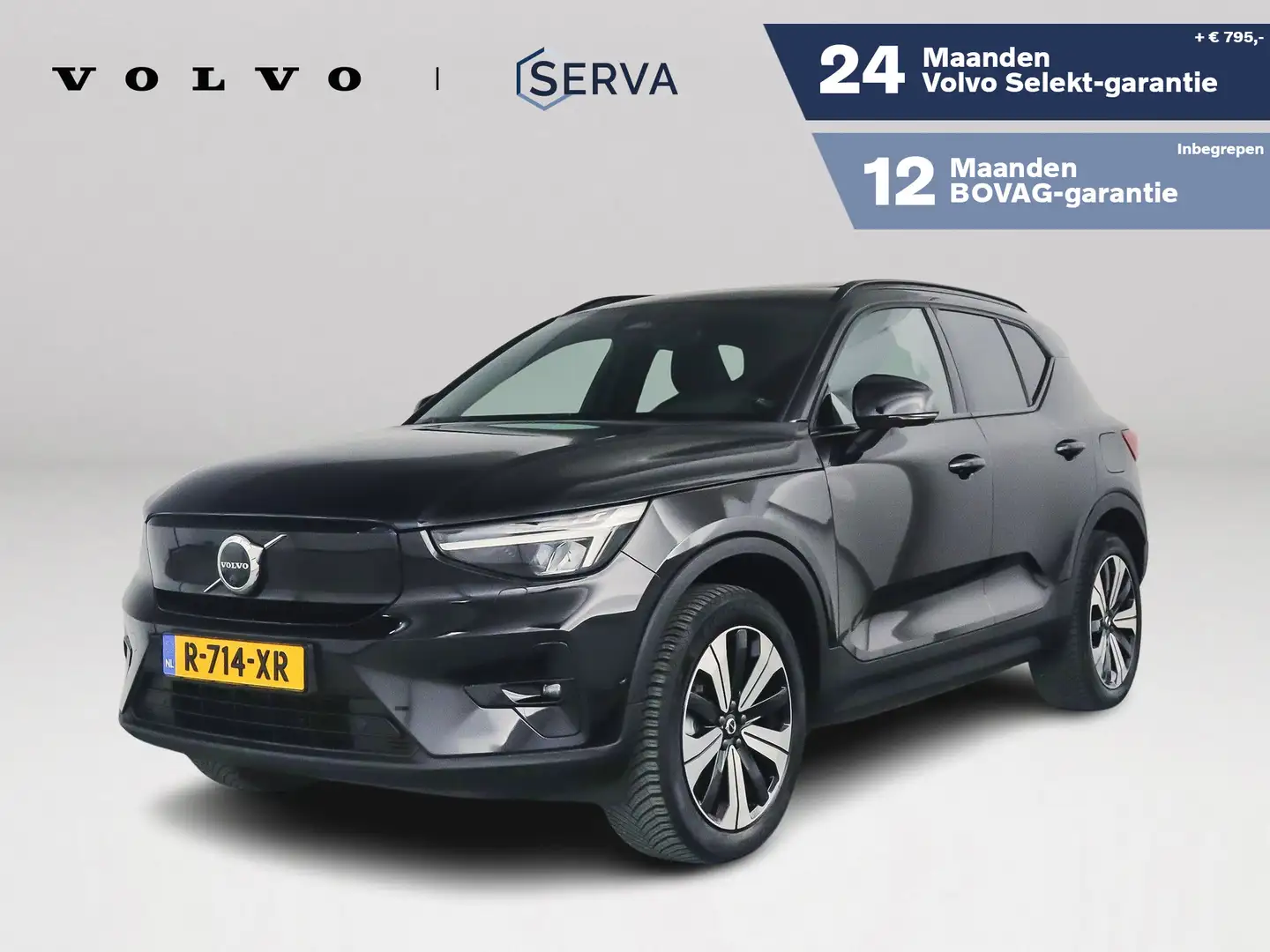 Volvo XC40 Recharge Twin Ultimate 78 kWh | Panoramadak | 360° Zwart - 1