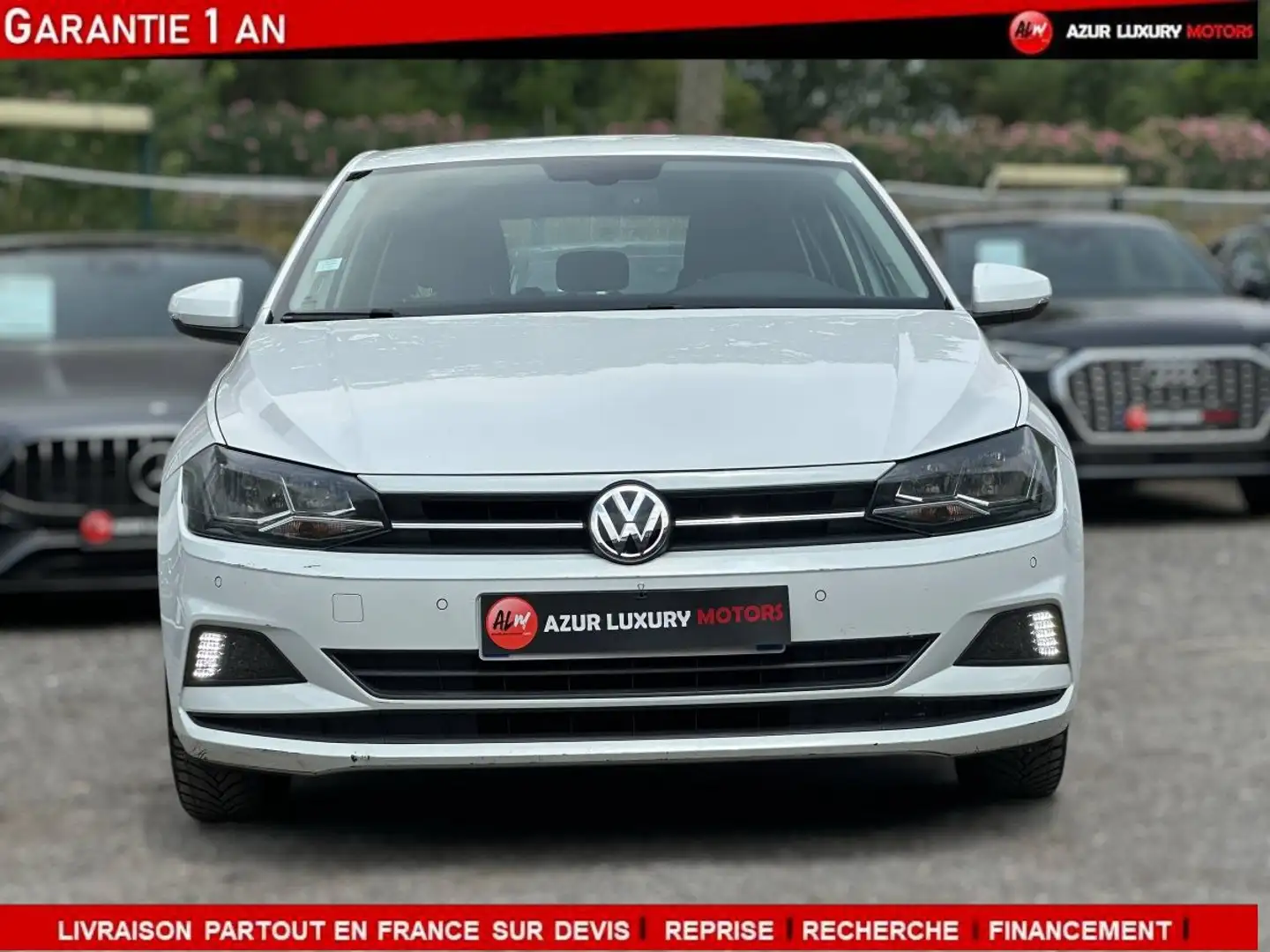 Volkswagen Polo VI 1.0 75ch Confortline Blanc - 2