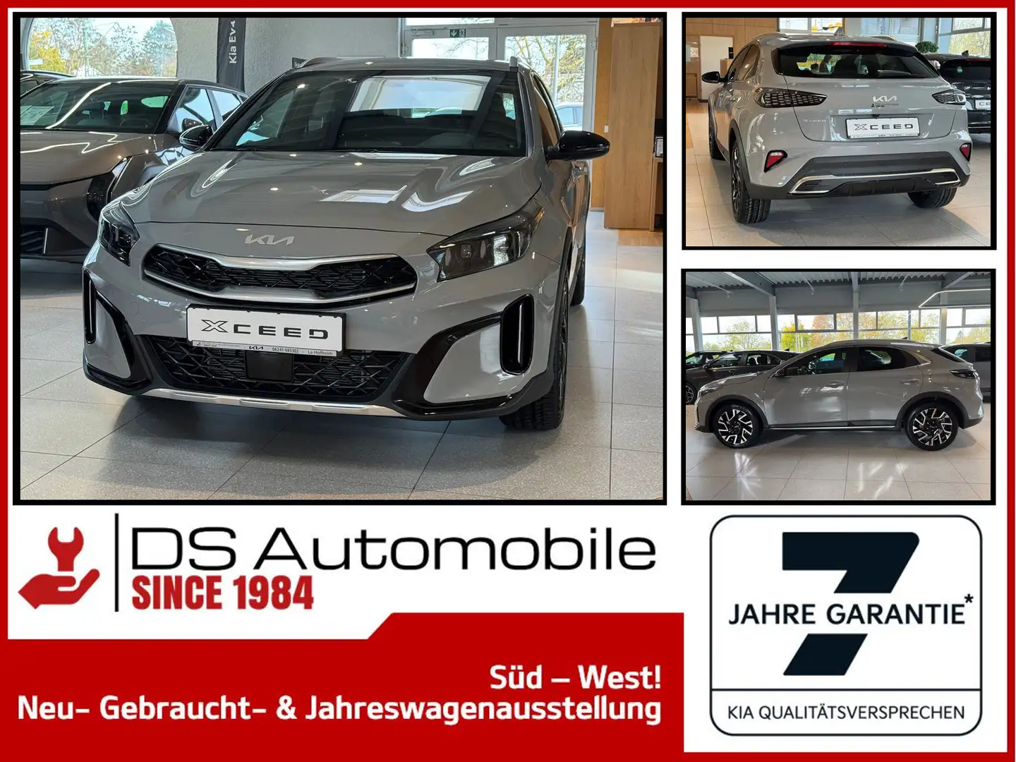 Kia XCeed 1.6 T-GDI 150 DCT7 Nightline |NAVI|NEBEL| Gris - 1
