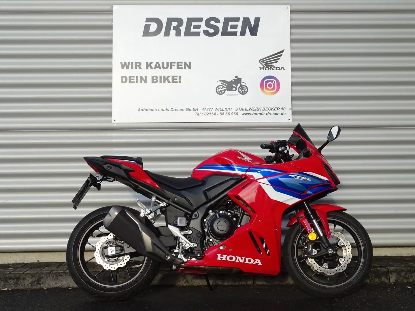 Honda CBR 500 R ABS * 1. Hand * Zubehör * Rouge - 1