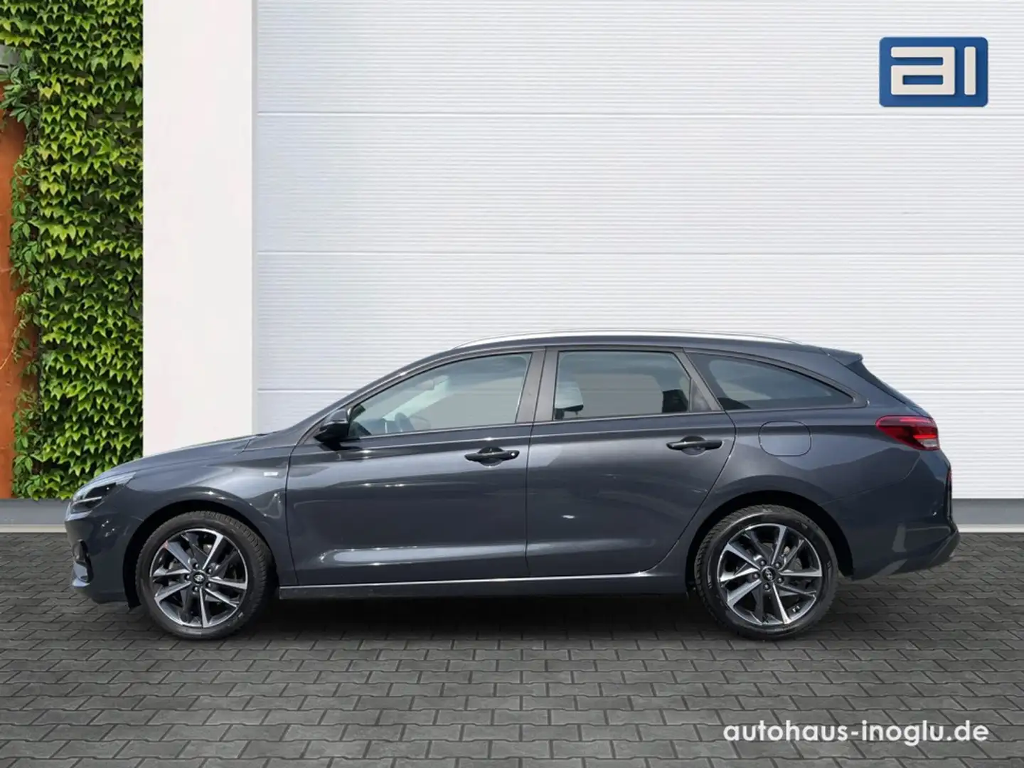 Hyundai i30 1.0 TGDI*7-DCT*LED*Navi*RKam*Lenk Shz*FCA Gris - 2