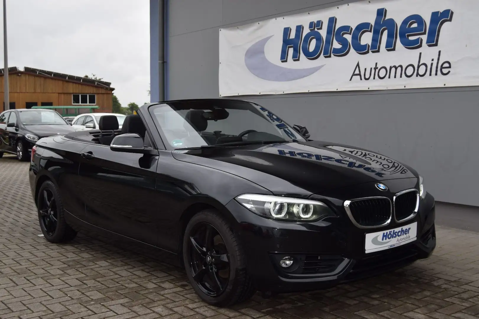 BMW 218 i ,Cabrio,Navi,Leder,Xenon,Sitzh,Lenkradh,, Schwarz - 1