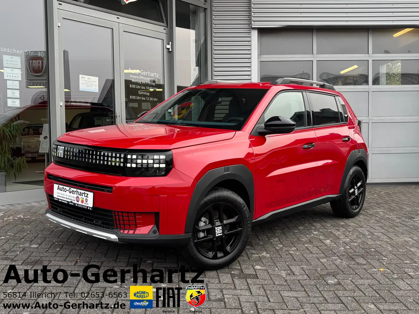 Fiat Grande Panda 1.2 74 kW Icon Hybrid Style-/Tech-/Winter-Paket Rood - 1