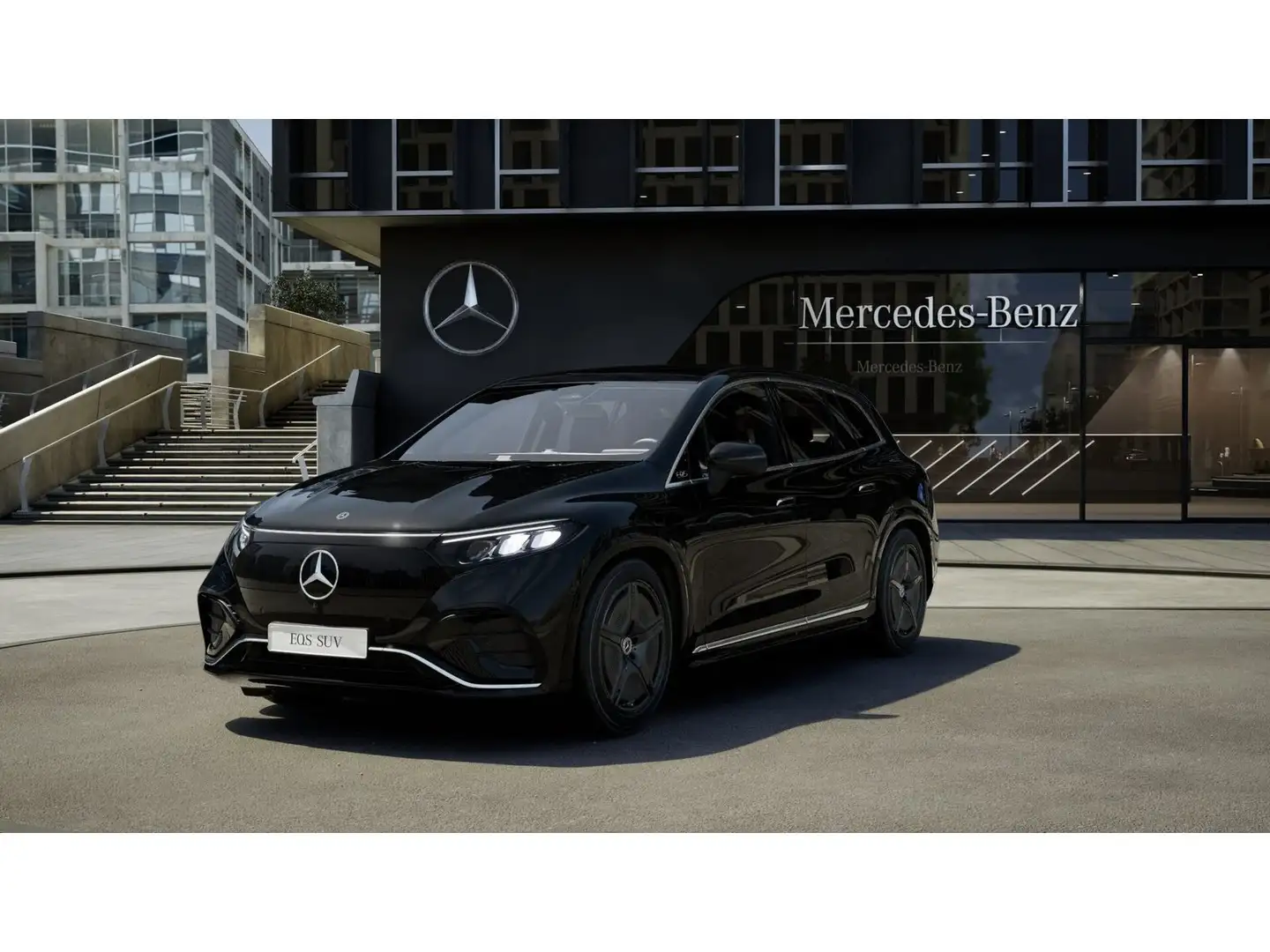 Mercedes-Benz EQS SUV EQS 450+ SUV AMG Pano AHK KeyGo TV 360° Advanced Schwarz - 2