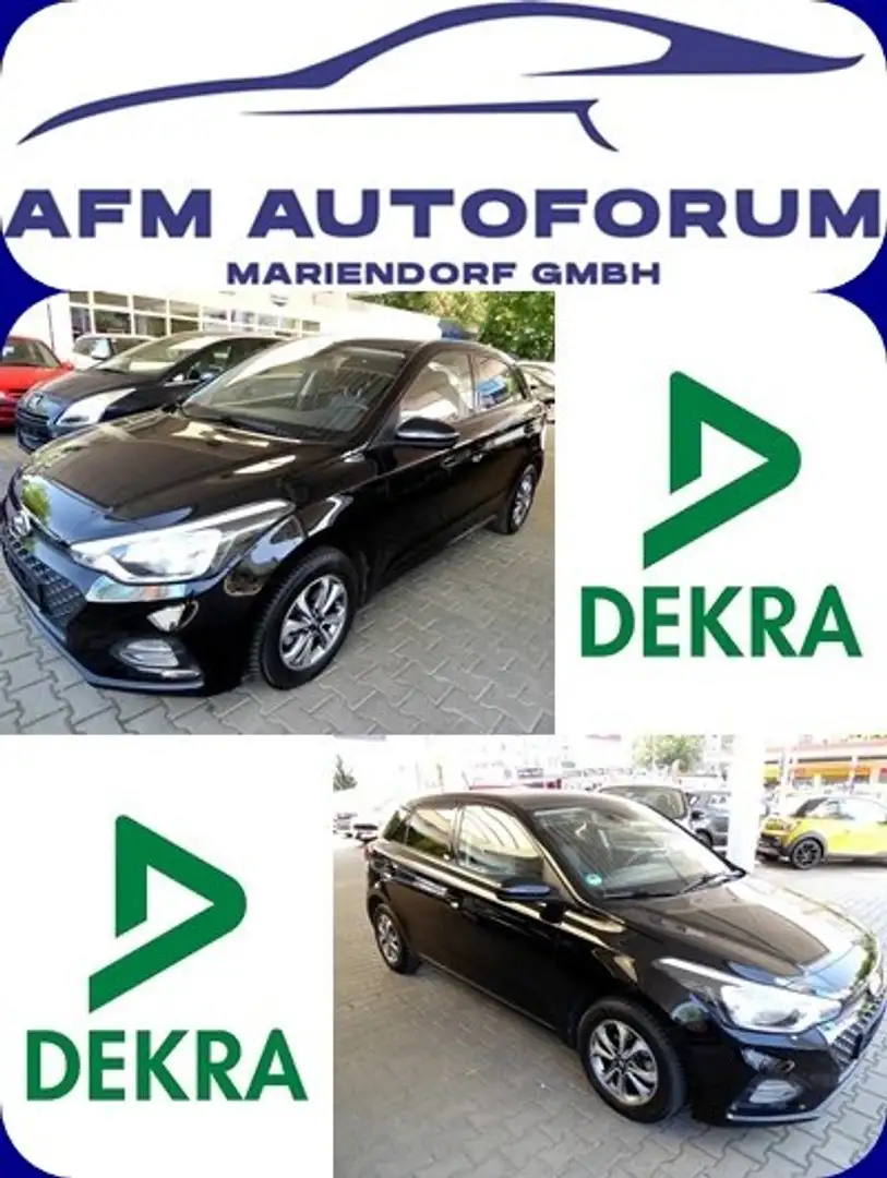 Hyundai i20 blue 1.2 62kW Active --1. Hand-HU/AU 05/2027-- Noir - 1