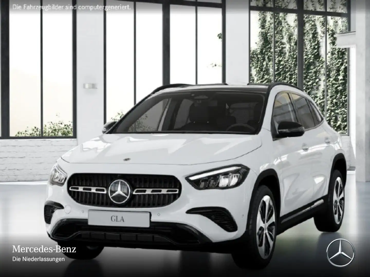 Mercedes-Benz GLA 180 PROGRESSIVE+NIGHT+PANO+360°+LED+TOTW+7G Weiß - 2
