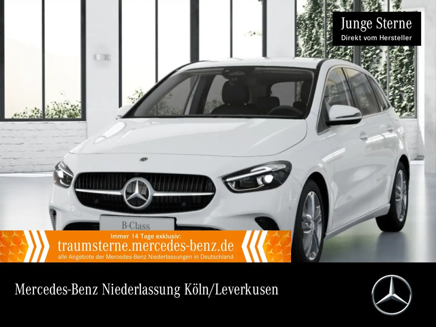 Mercedes-Benz B 180 PROGRESSIVE+AHK+MULTIBEAM+KAMERA+TOTW+7G Weiß - 1