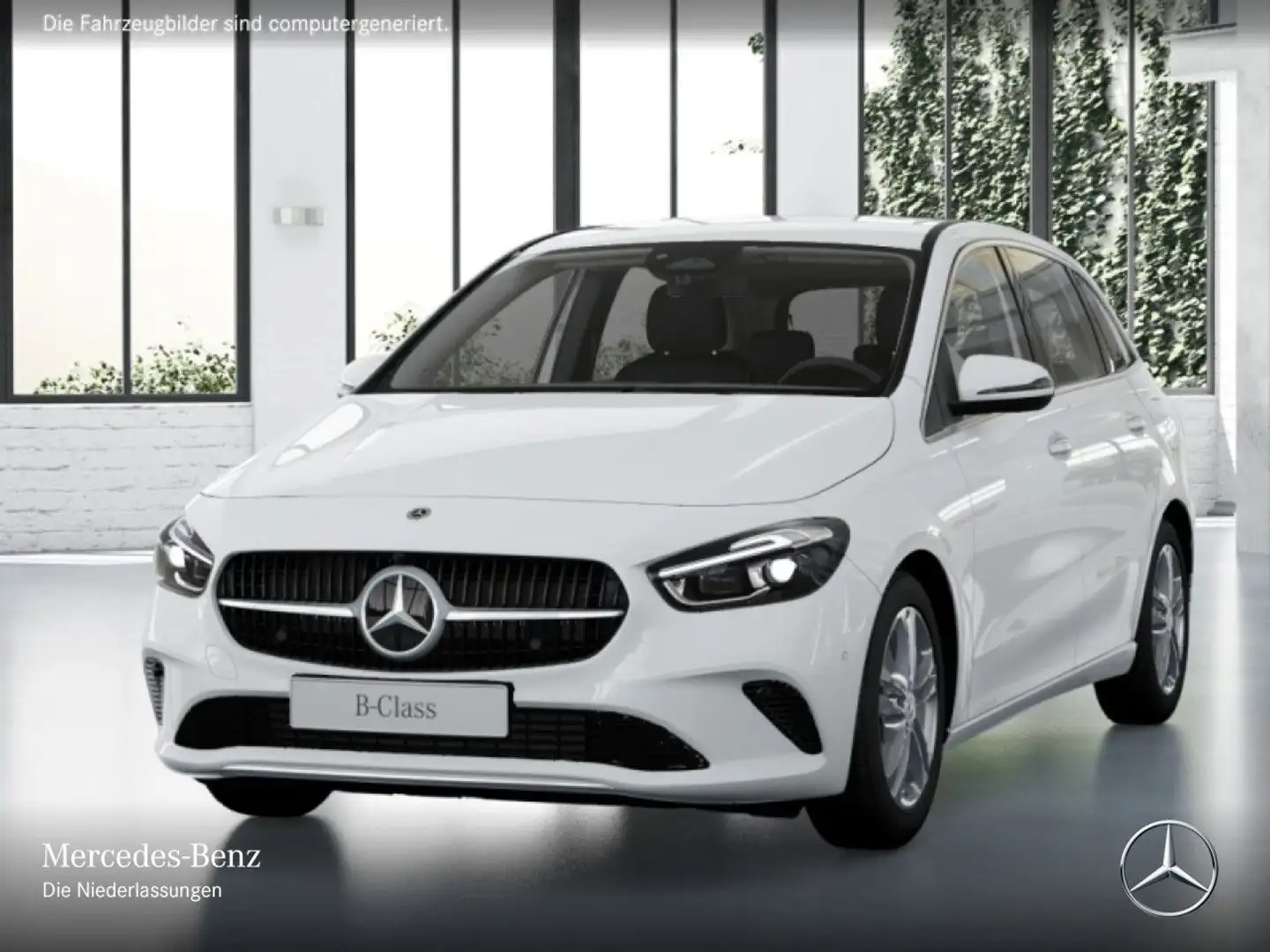 Mercedes-Benz B 180 PROGRESSIVE+AHK+MULTIBEAM+KAMERA+TOTW+7G Weiß - 2