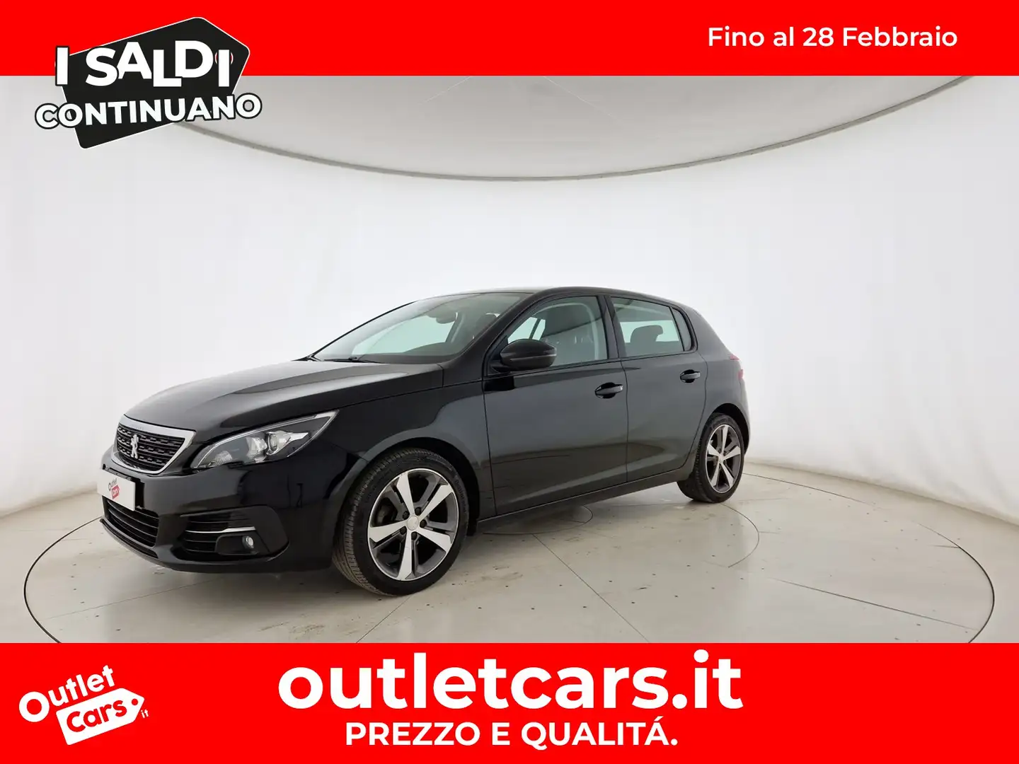 Peugeot 308 5p 1.5 bluehdi active s&s 130cv Nero - 1