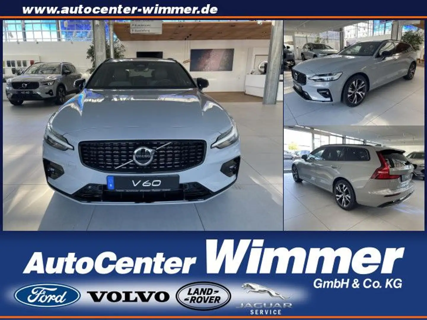Volvo V60 B4 B DKG Plus Dark Licht+Assistenz+Winter uvm. Grau - 1