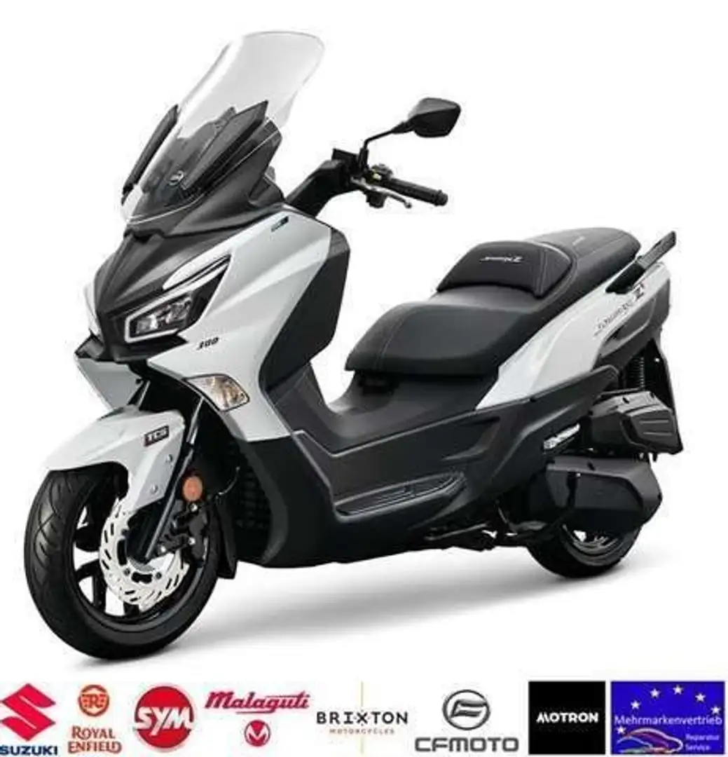 SYM Joymax 300 gerader Einstieg ohne Tunnel-Keyless Bleu - 2