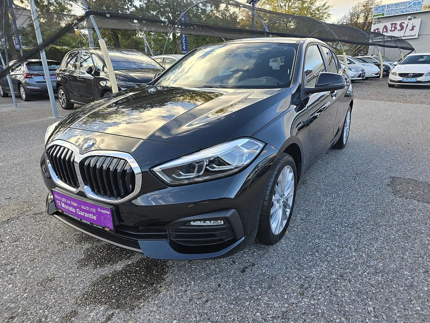 BMW 120 d xDrive Aut. *NAVI*LED*DAB Schwarz - 1