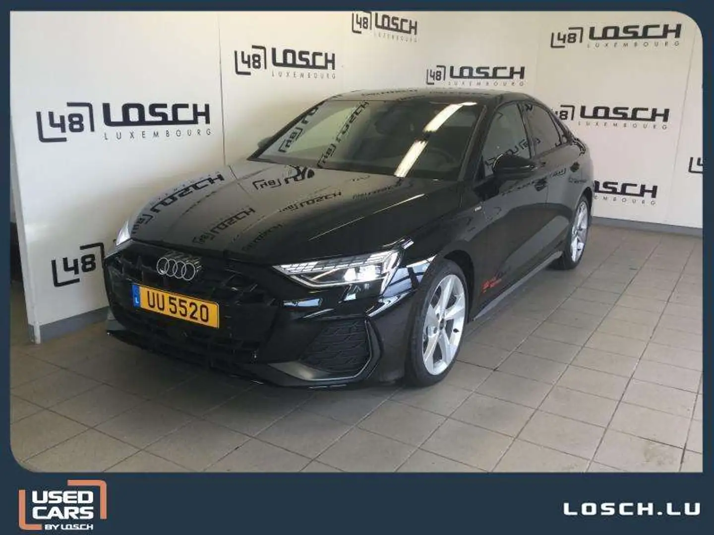 Audi A3 Limousine S line Noir - 1