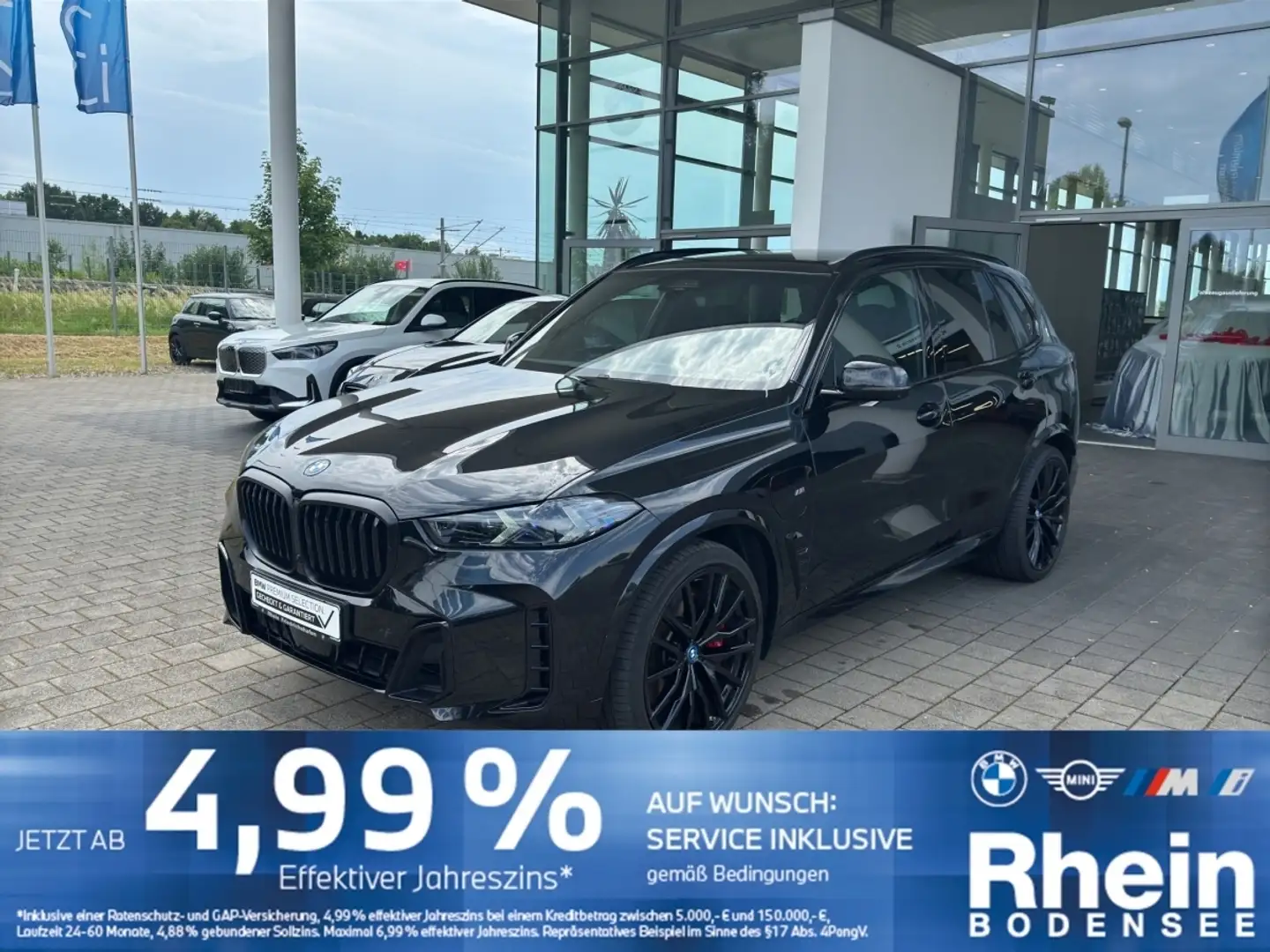 BMW X5 xDrive50e M Sport AHK H&K  Ad.LED ACC 360° Schwarz - 1