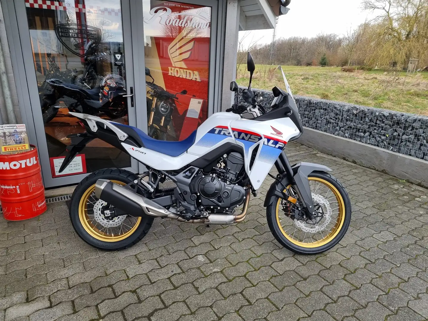 Honda Transalp Modell 2025 auf Lager Weiß - 2