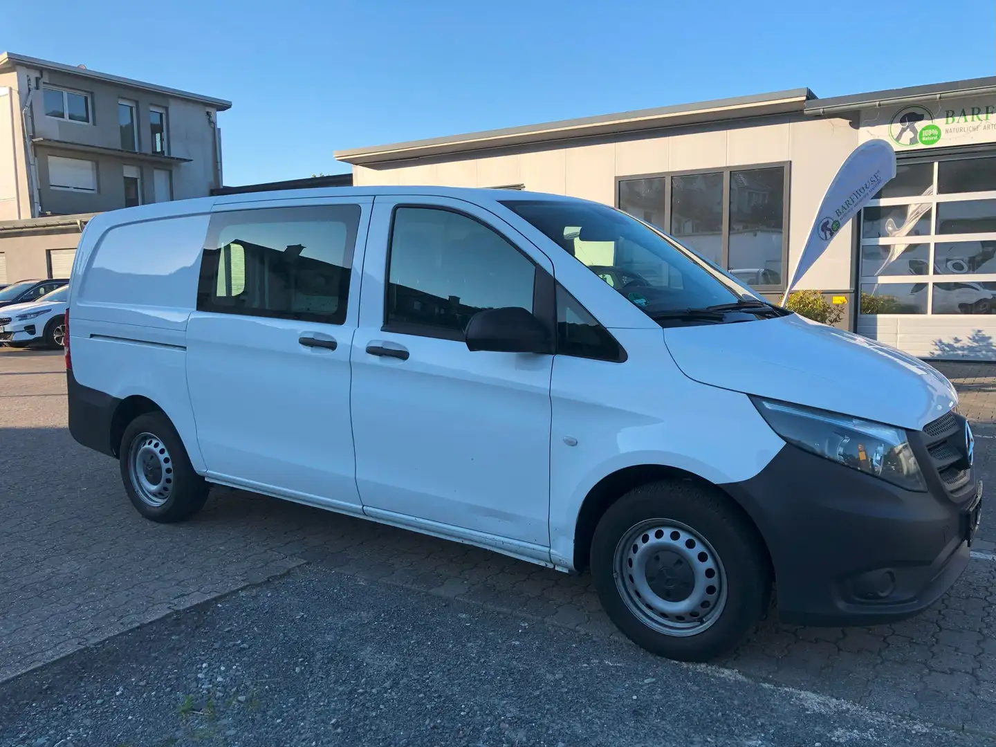 Mercedes-Benz Vito 114 CDI L2H1 Lang,Teilverglast, TÜV/AU:NEU Wit - 2