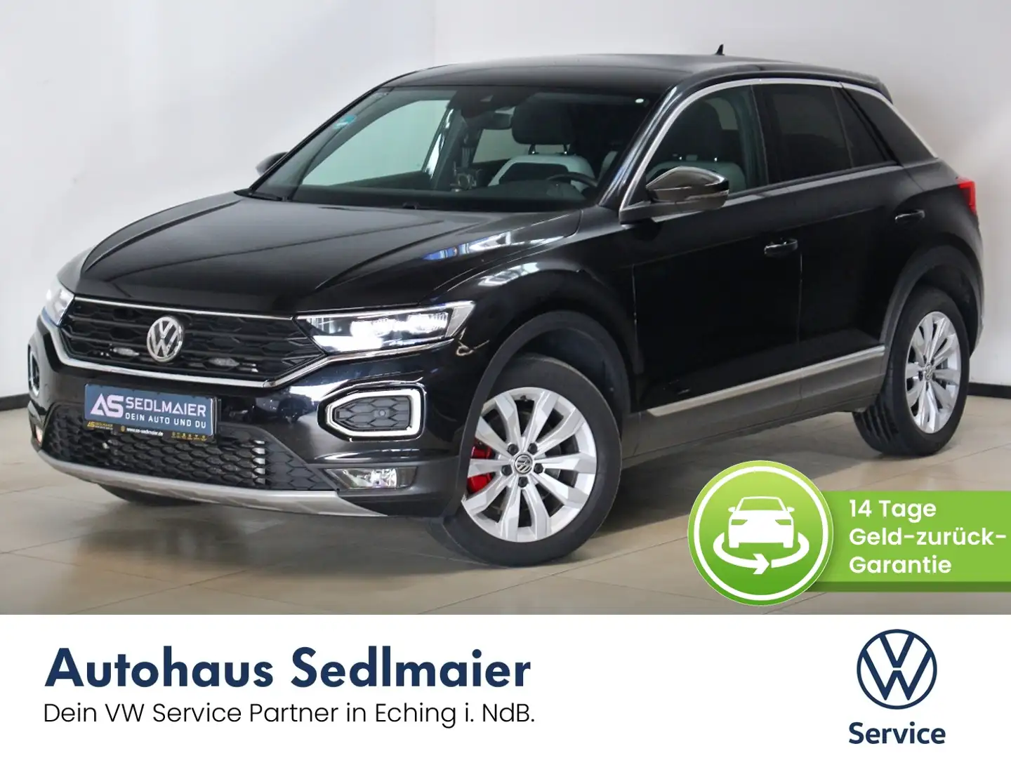 Volkswagen T-Roc 2.0 TDI 4Motion Sport NAV|SHZ|LED|BT Zwart - 1
