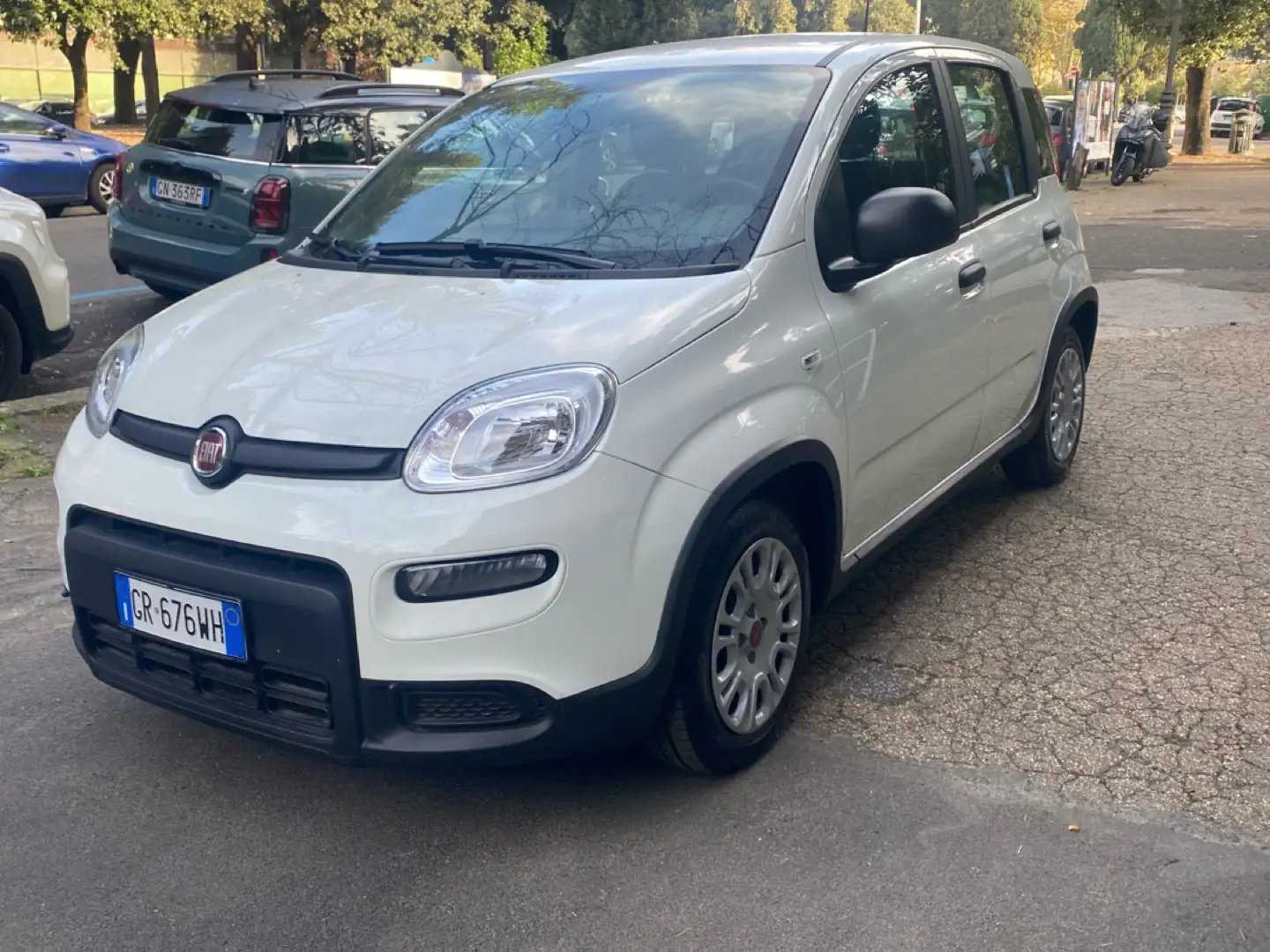 Fiat Panda III 2021 1.0 firefly hybrid s&s 70cv Blanc - 2