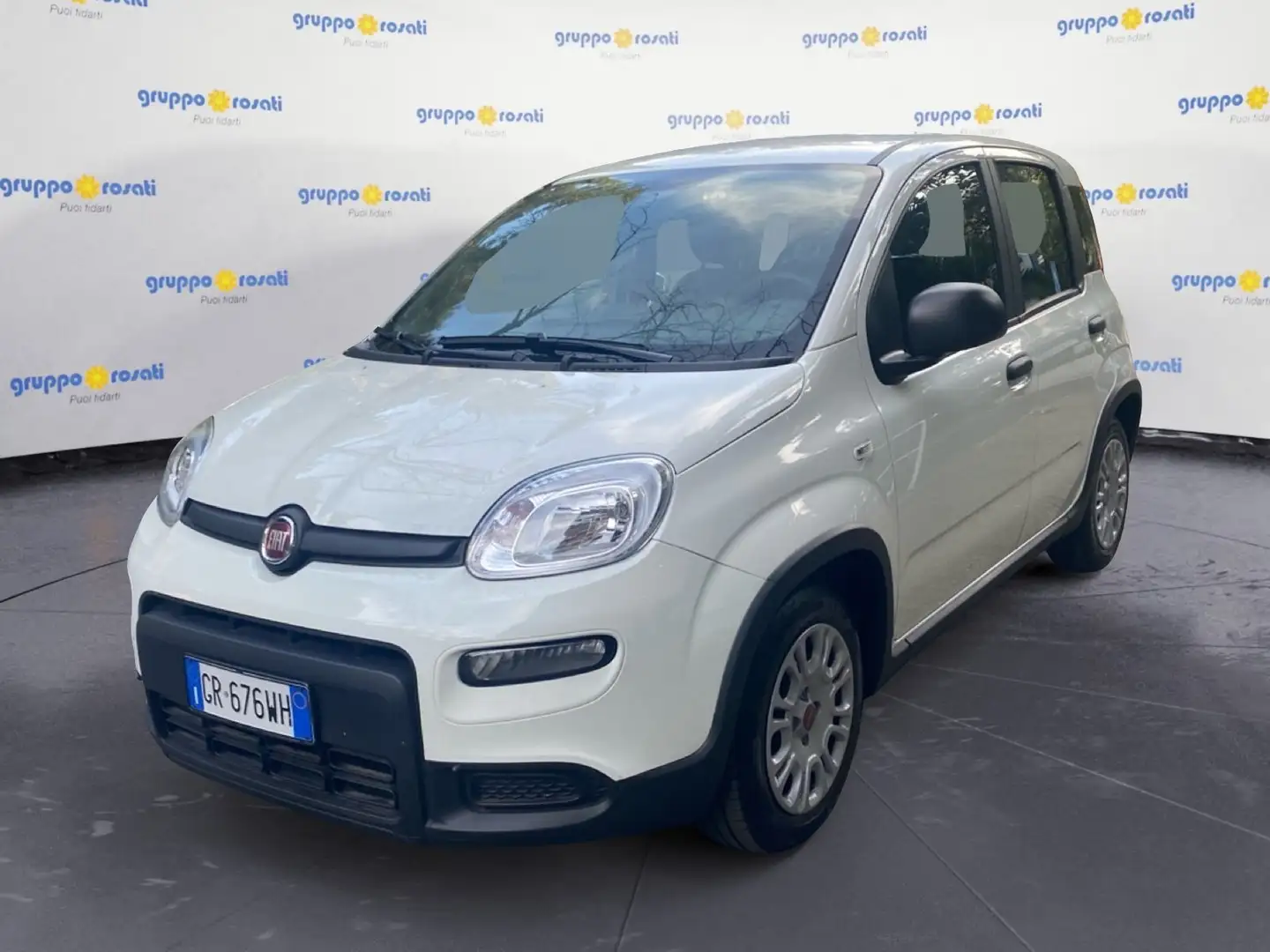Fiat Panda III 2021 1.0 firefly hybrid s&s 70cv Bianco - 2