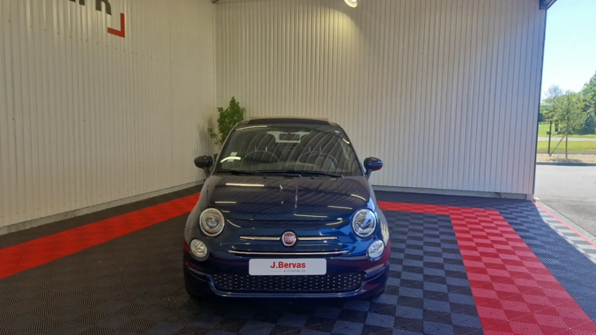 Fiat 500C MY20 SERIE 7 EURO 6D 1.2 69 CH S/S DUALOGIC LOUNGE Bleu - 2