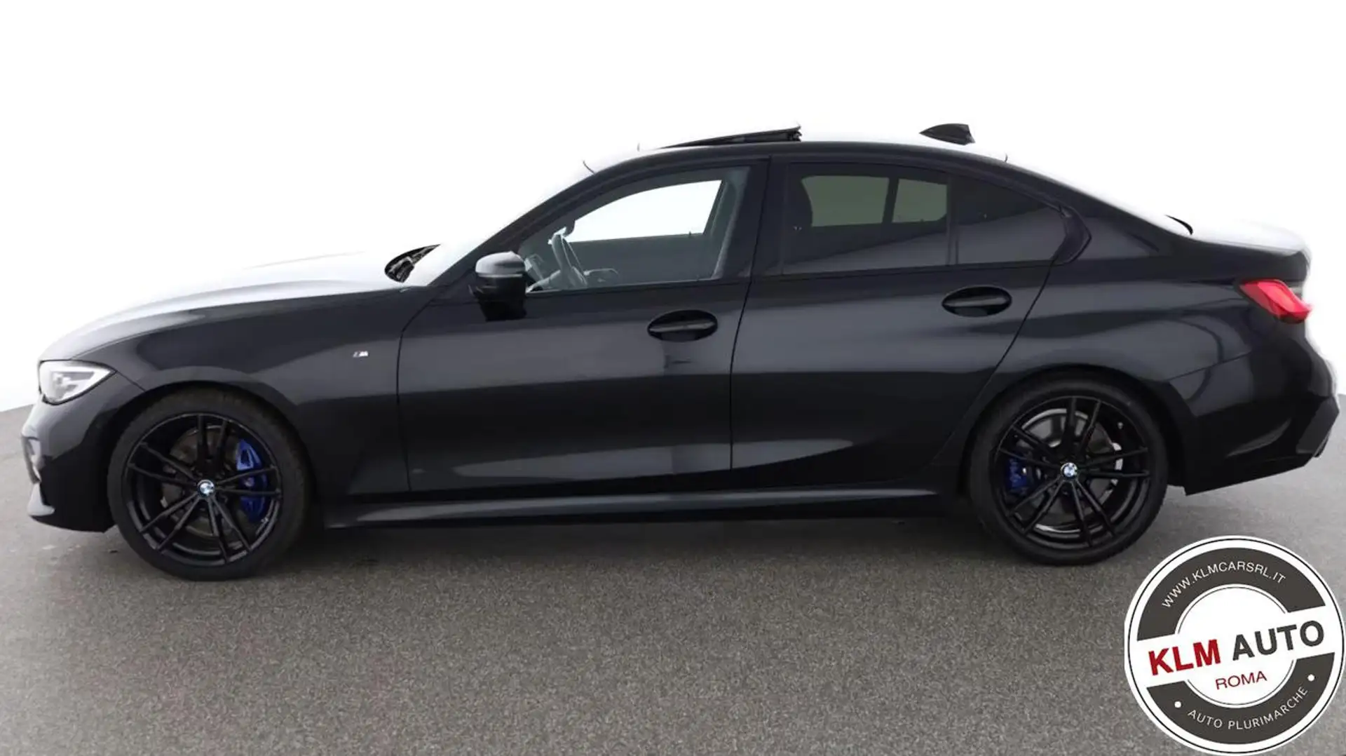 BMW 318 d berlina M SPORT automatica + tetto apribile Nero - 2