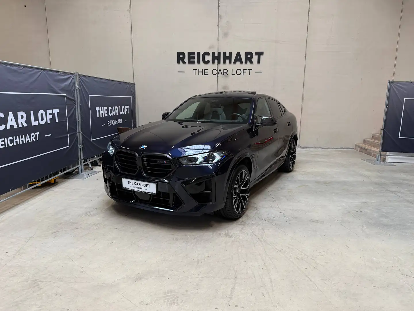 BMW X6 M Competition - FULL OPTIONS - Neupreis 250k Blau - 1