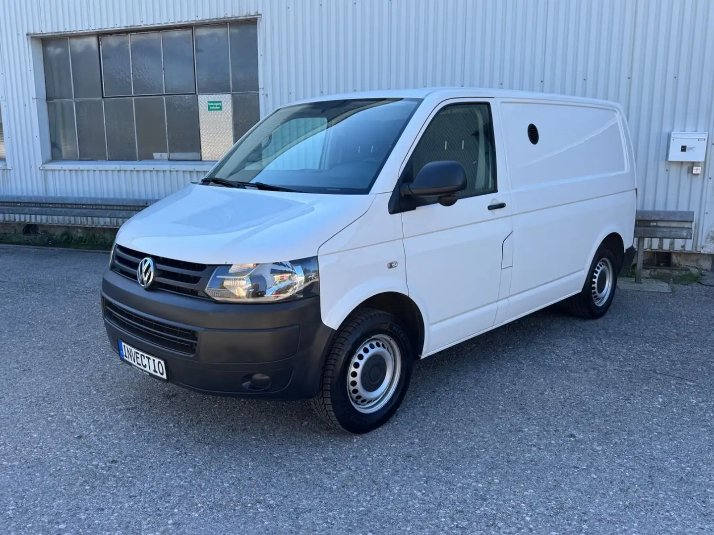 Volkswagen T5 Transporter Kasten Klima AHK 1. Hand Weiß - 1