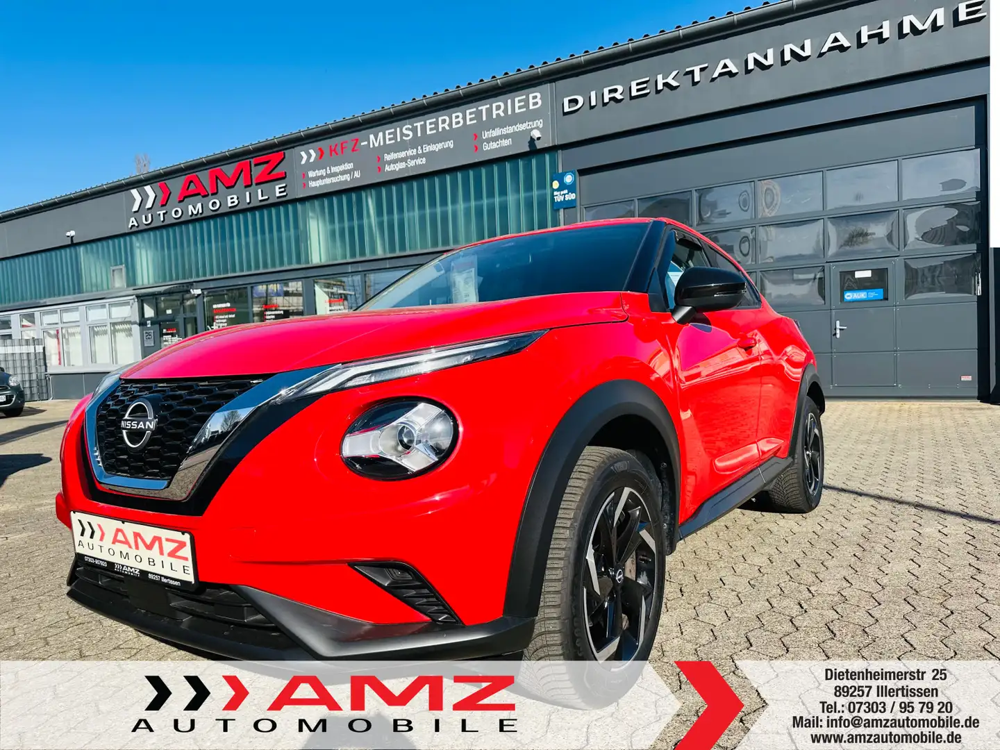 Nissan Juke 1.0 DIG-T N-Style DAB AHK Rot - 1