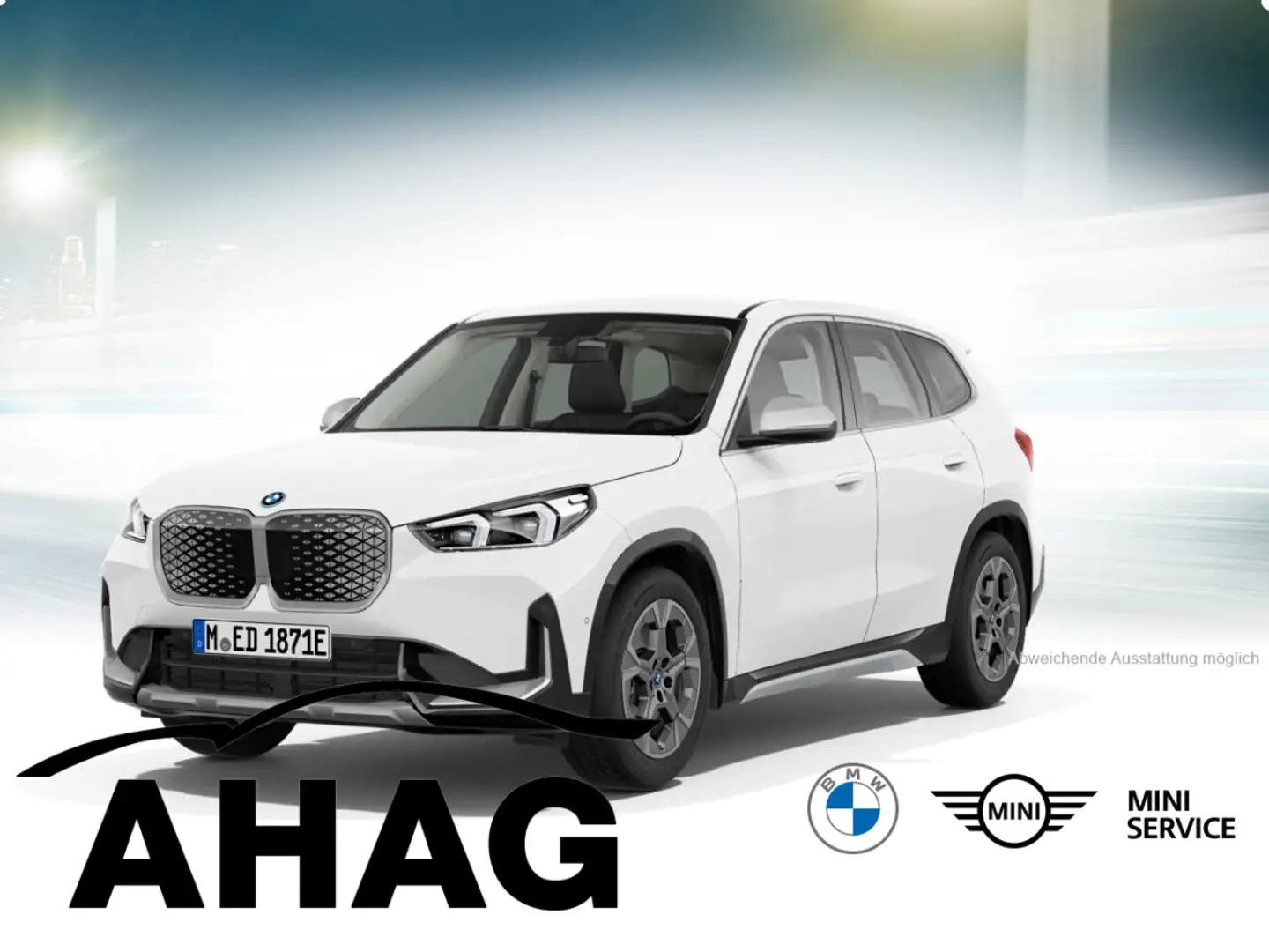 BMW iX1 xDrive30 Navi Bluetooth PDC Klima Weiß - 2