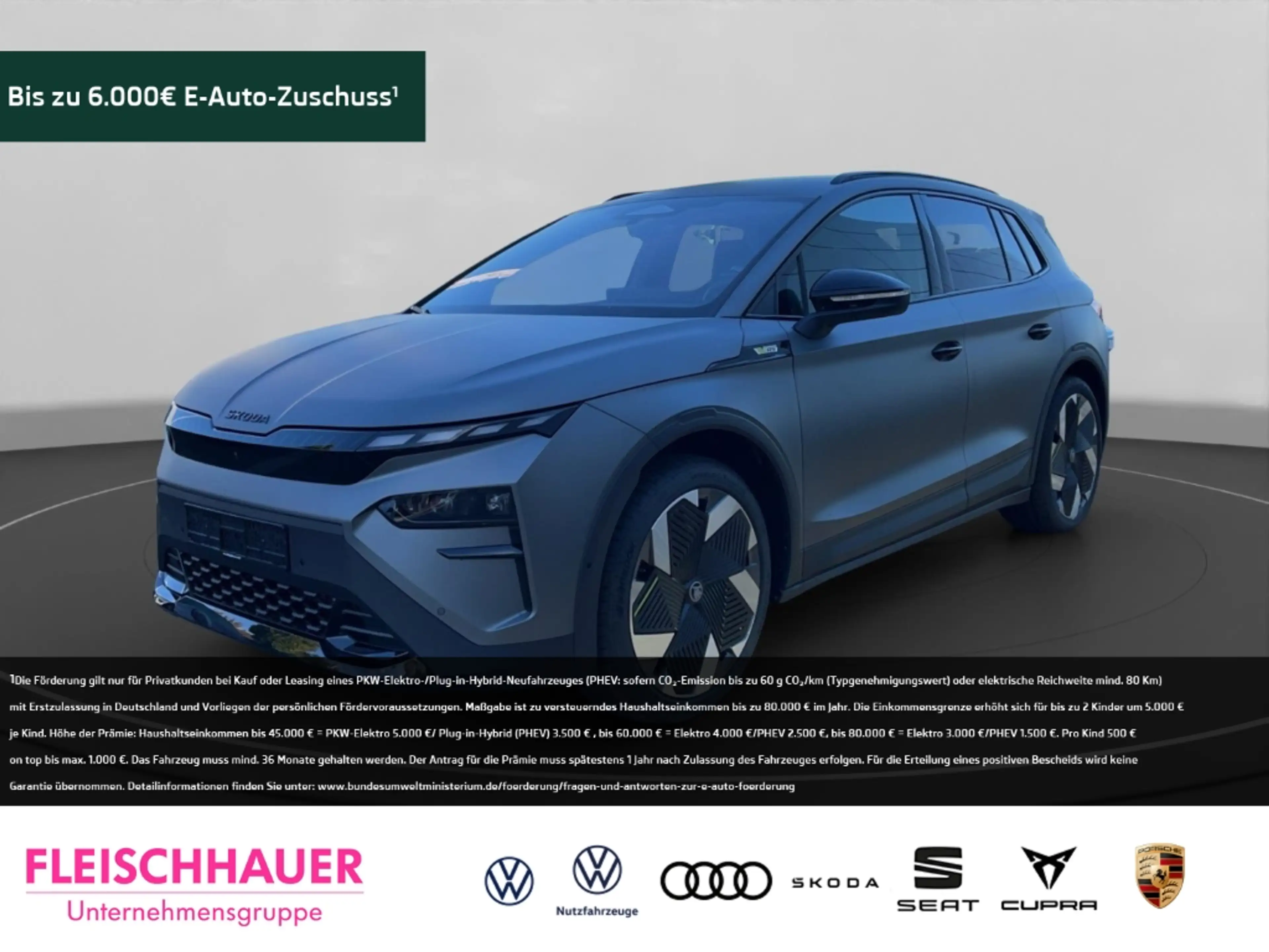 Skoda Elroq RS ACC Tel.-Vorb. Navi CarPlay DAB LED 360 Kamera